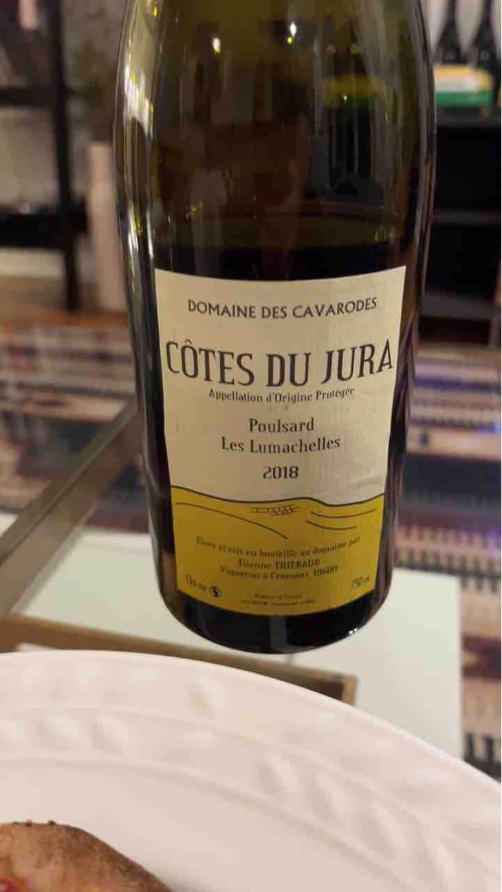 Poulsard Les Lumachelles - Domaine des Cavarodes - Etienne Thiebaud 