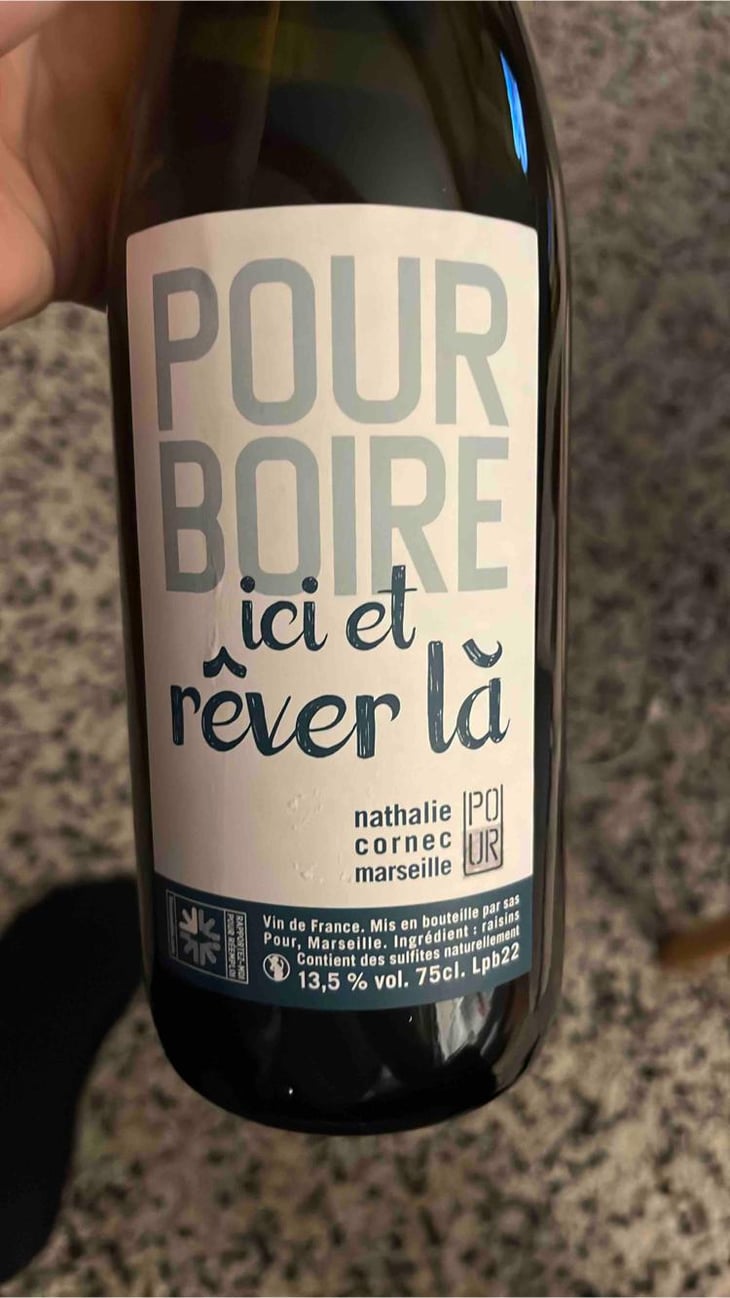Pour boire ici et rêver là - Pour du vin nat(h) - Nathalie Cornec -2023