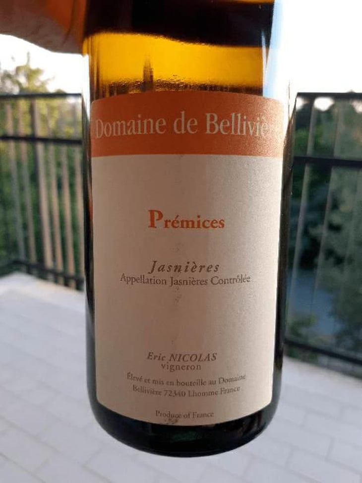 Prémices - Domaine de Bellivière - Clement et Laure Anne Nicolas 