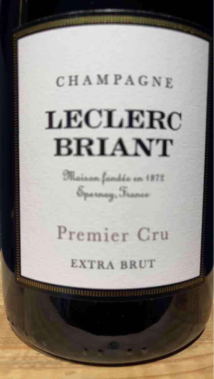 Premier Cru Extra Brut - Champagne Leclerc Briant - Frédéric Zeimett 