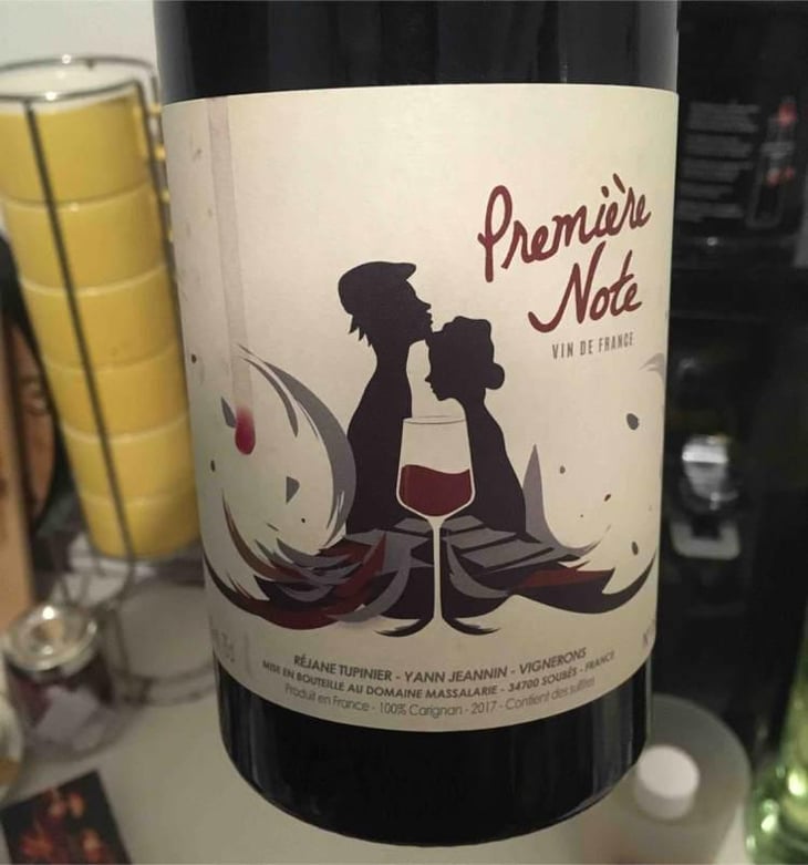 Première Note - Domaine Massalarie - Yann Jeannin & Rejane Tupinier 