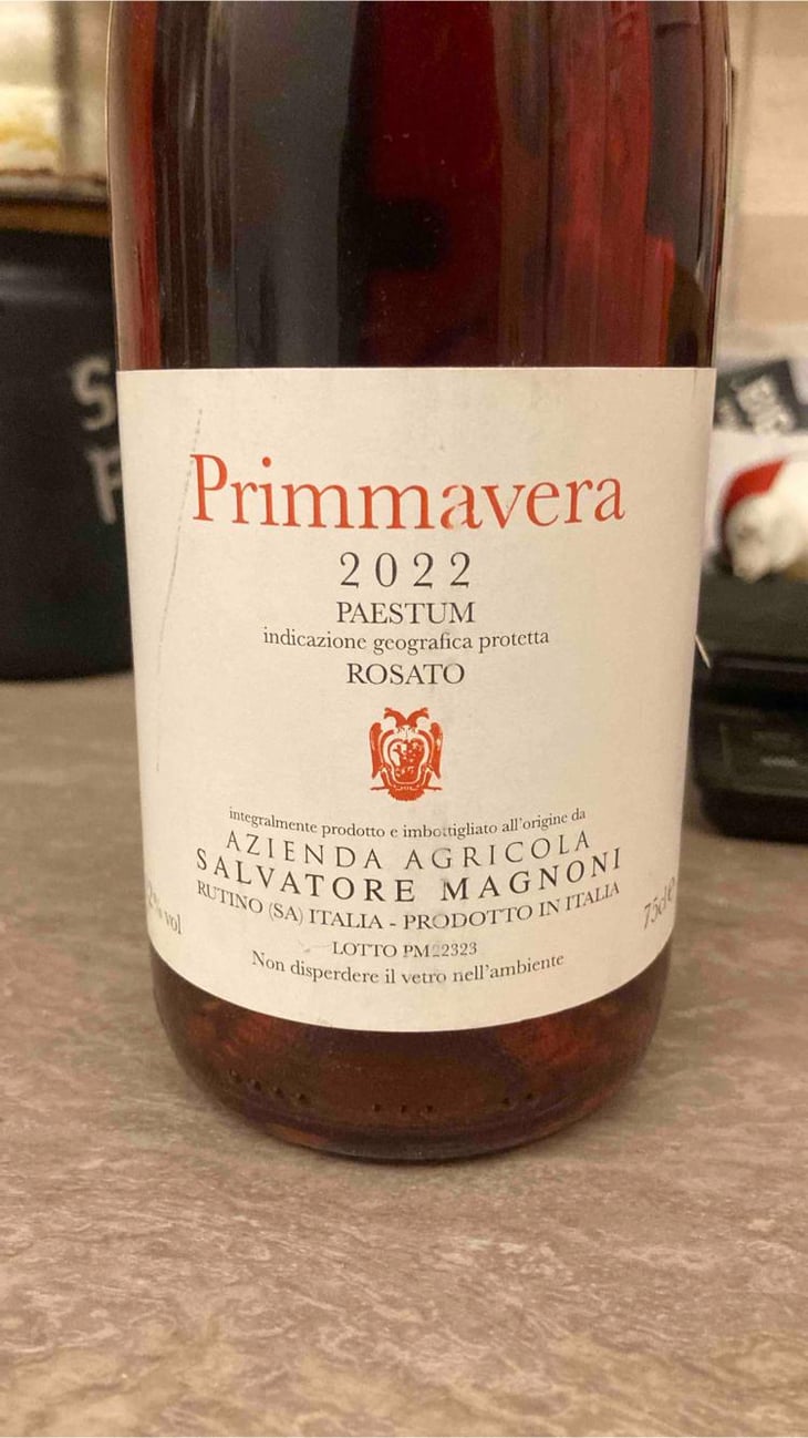 Primalaterra  Cilento Aglianico Dop - Azienda Agricola Salvatore Magnoni - Salvatore Magnoni 