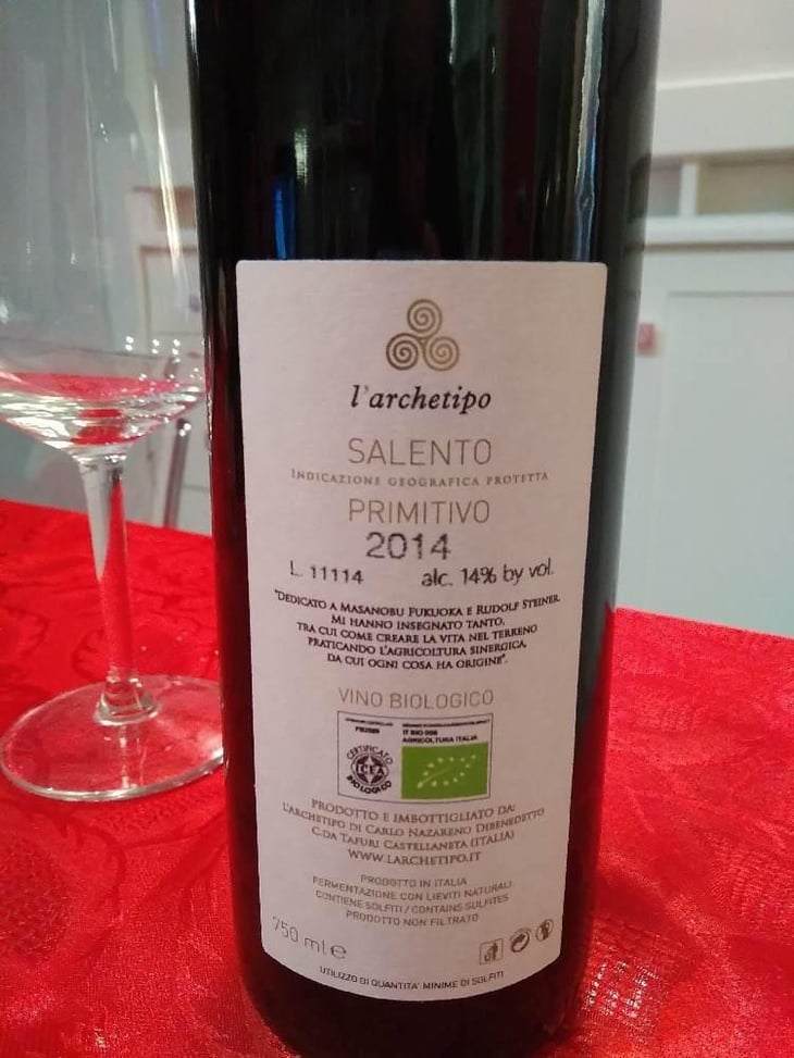 Primitivo - L'Archetipo - Francesco Valentino Di Benedetto 