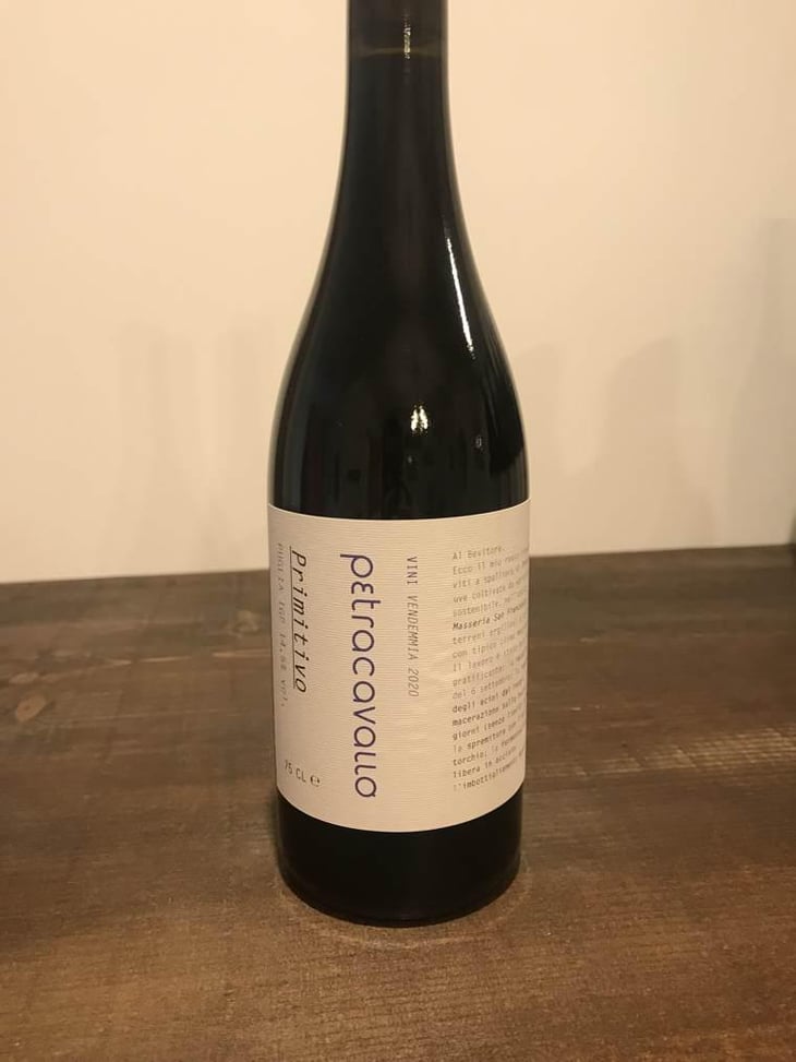 Primitivo - Vini Petracavallo - Vito D'Onghia 