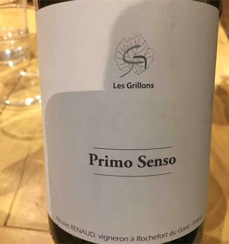 Primo Senso Blanc - Clos des Grillons - Nicolas Renaud 