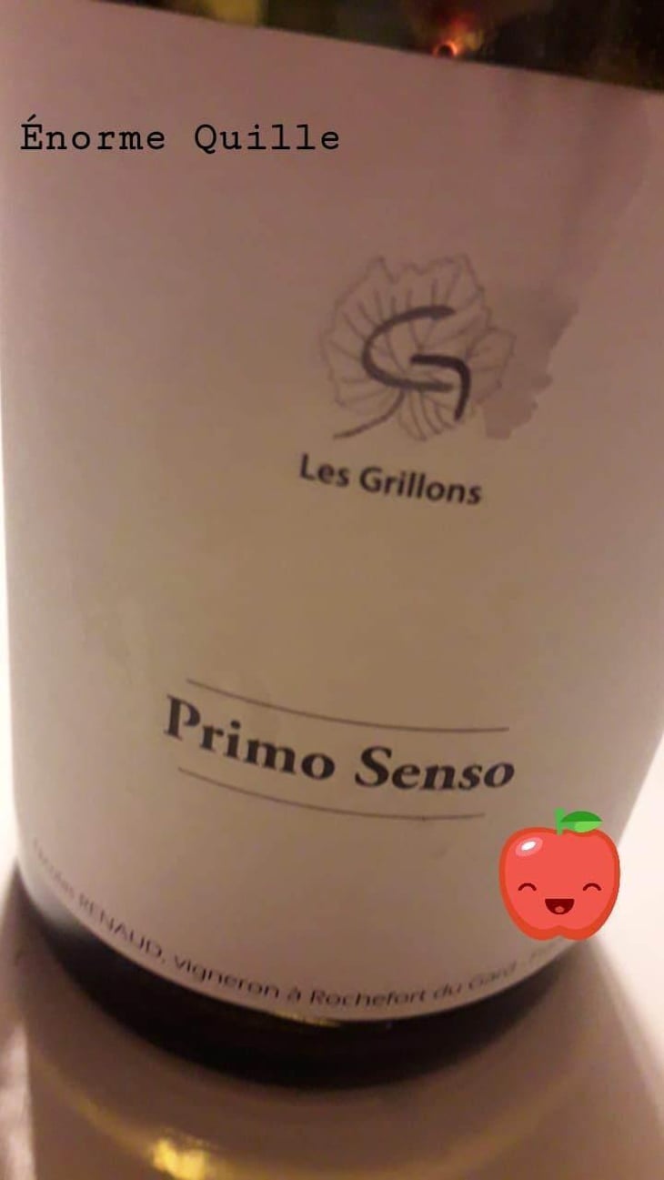 Primo Senso Rouge - Clos des Grillons - Nicolas Renaud 