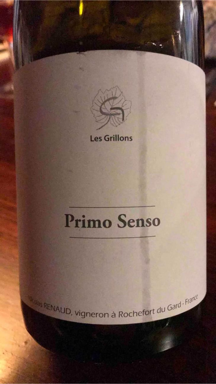 Primo Senso Rouge - Clos des Grillons - Nicolas Renaud 