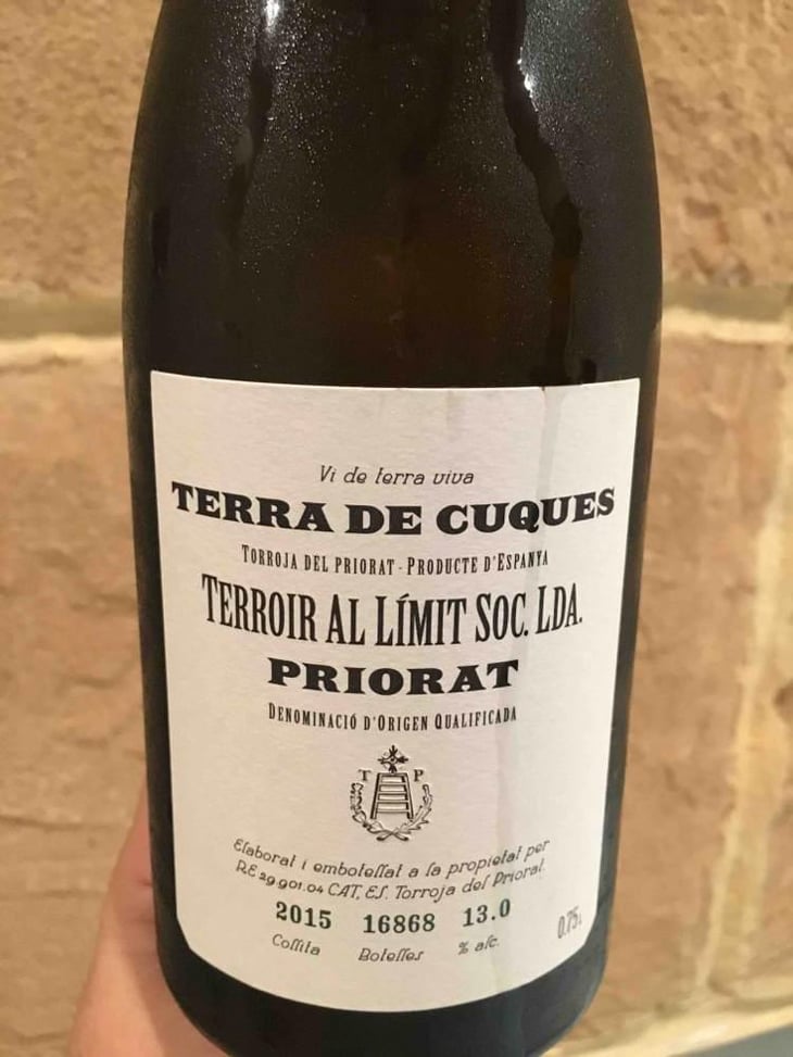 Priorat - "Terra de Cuques" - Blanc - Terroir Al Limit - Dominik Huber and Eben Sadie 