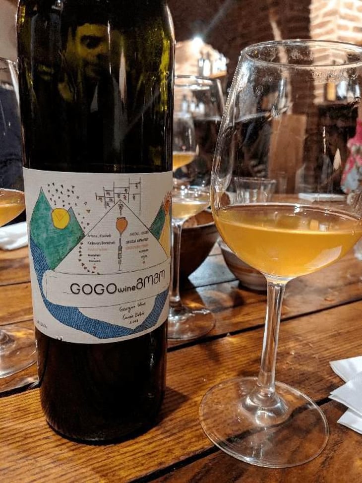 Rkatsiteli Amber Wine - GOGO Wine / Artanuli Gvino - Kakha & Ketevan Berishvili 