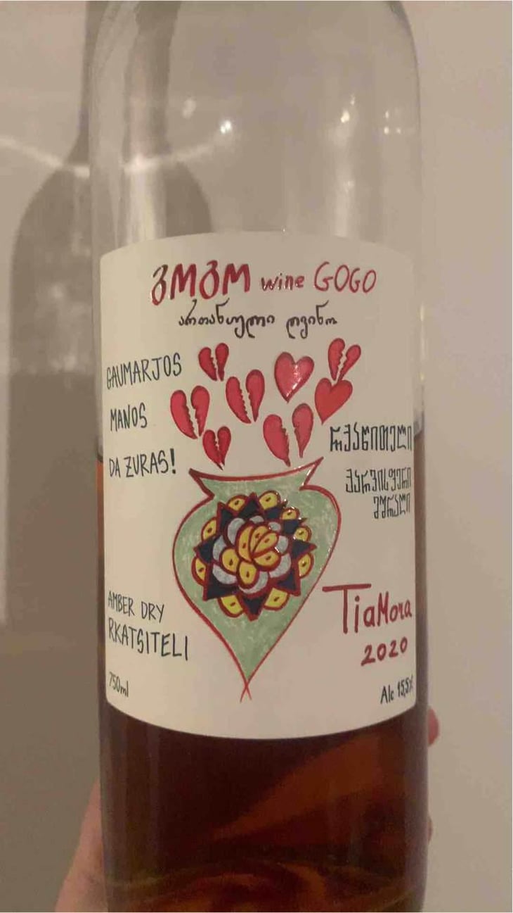 Rkatsiteli Amber Wine - GOGO Wine / Artanuli Gvino - Kakha & Ketevan Berishvili 