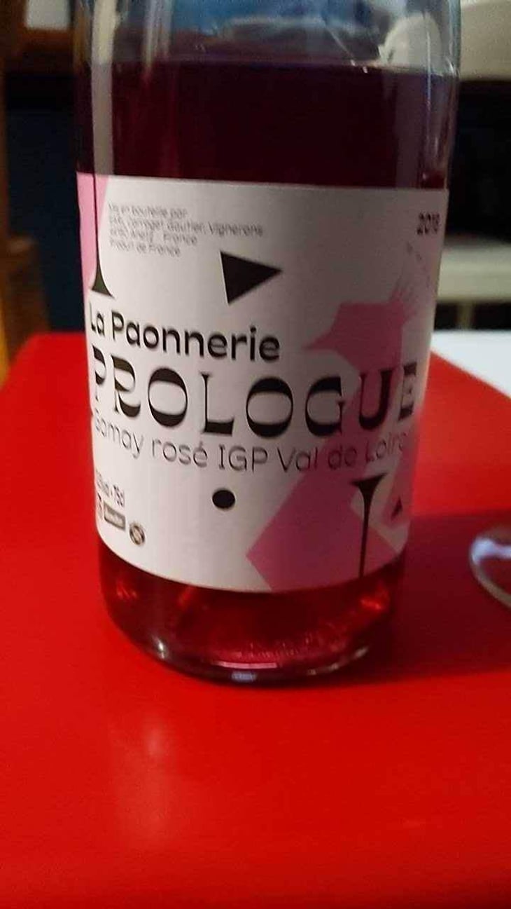 Prologue (Rosé) - La Paonnerie - Marie Carroget 
