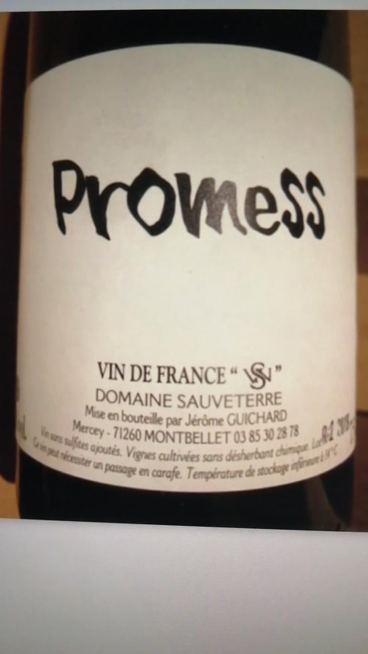 Promess R - Domaine Sauveterre - Ghislaine & Jerôme Guichard 