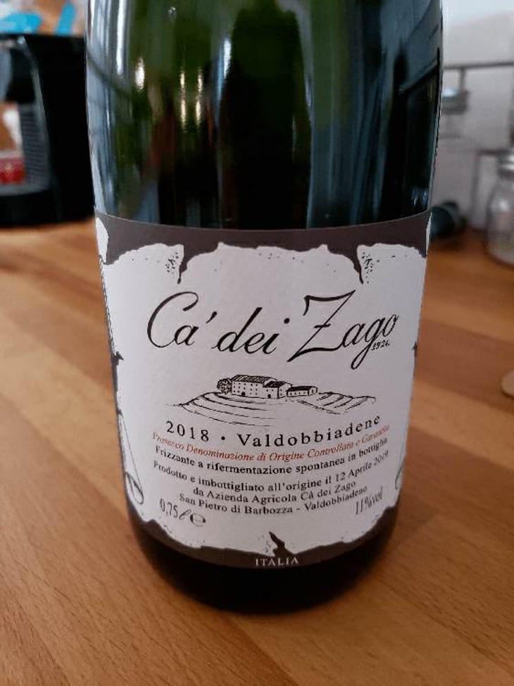 Prosecco Col Fondo - Ca' dei Zago - Christian Zago 
