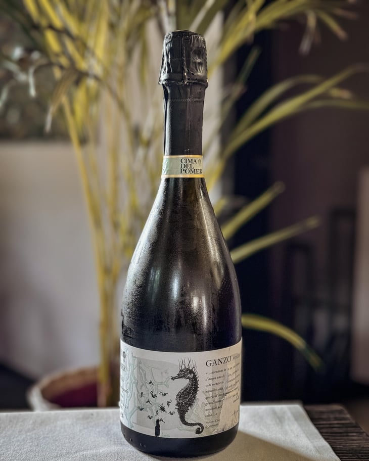 Prosecco Ganzo Fondante Integrale Brut Nature (36 mesi sui lieviti) - Azienda Agricola Cima del Pomer - Alessandra Vegro 