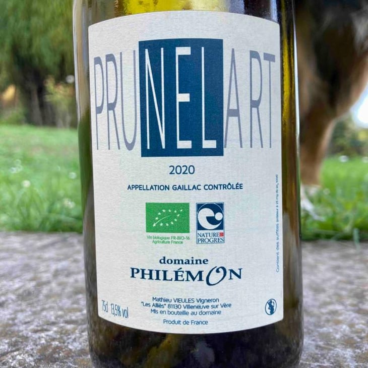 Prunelart - Domaine Philémon - Mathieu Vieules -2019