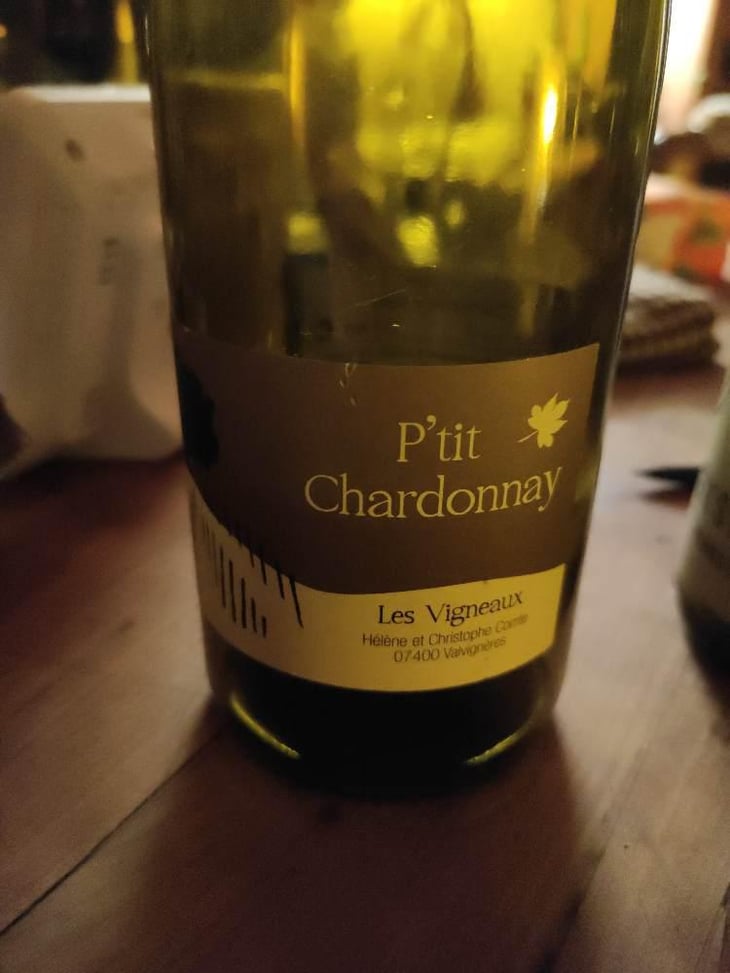 P'tit Chardonnay - Les Vigneaux - Hélène & Christophe Comte 
