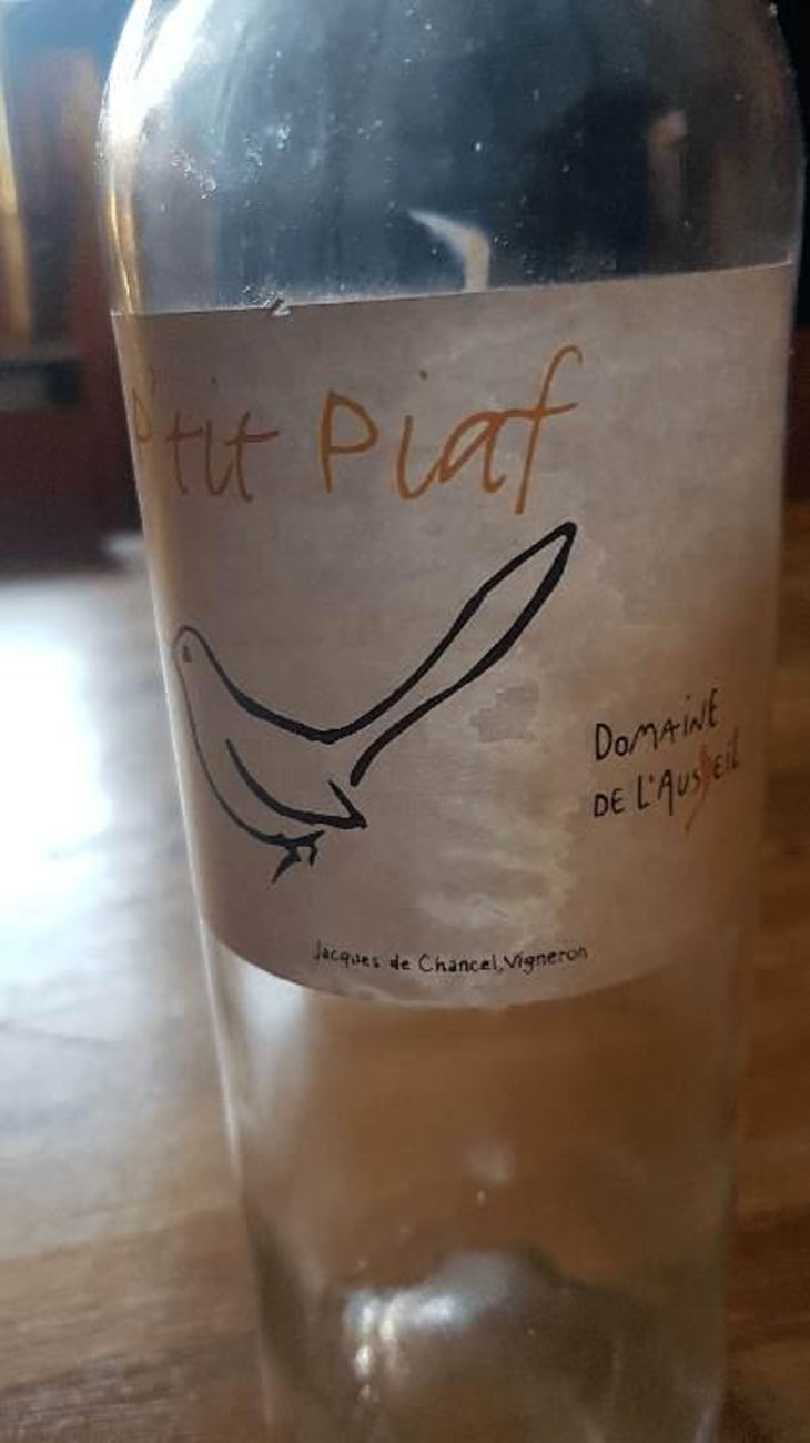P'tit Piaf Blanc - Domaine de l'Ausseil - Jacques de Chancel 