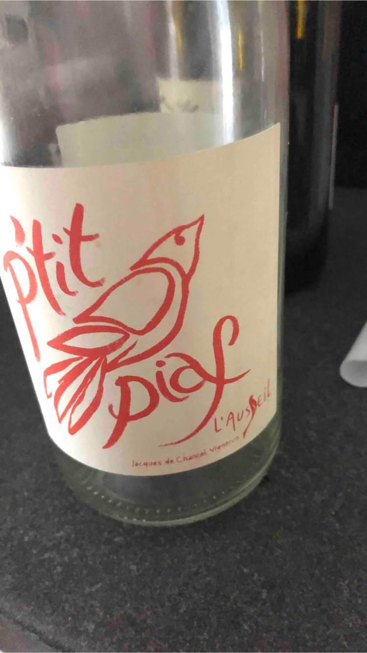 P'tit Piaf Blanc - Domaine de l'Ausseil - Jacques de Chancel 