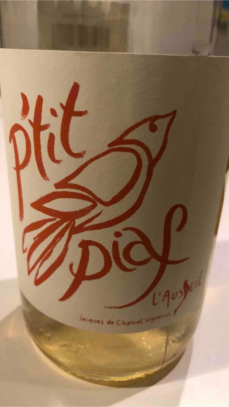P'tit Piaf Blanc - Domaine de l'Ausseil - Jacques de Chancel 