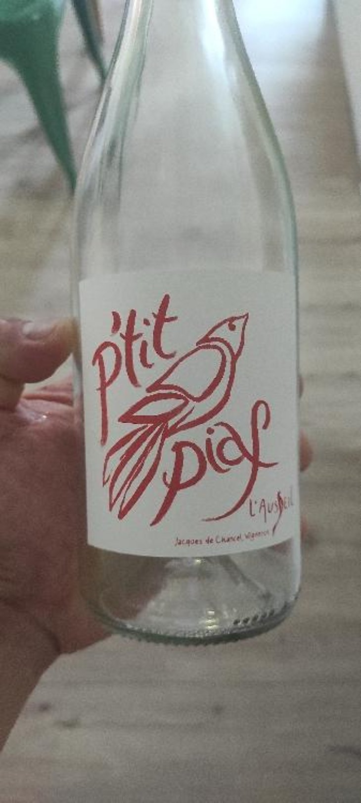 P'tit Piaf Blanc - Domaine de l'Ausseil - Jacques de Chancel 