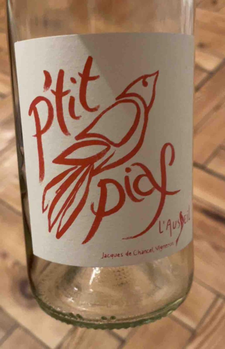 P'tit Piaf Blanc - Domaine de l'Ausseil - Jacques de Chancel 