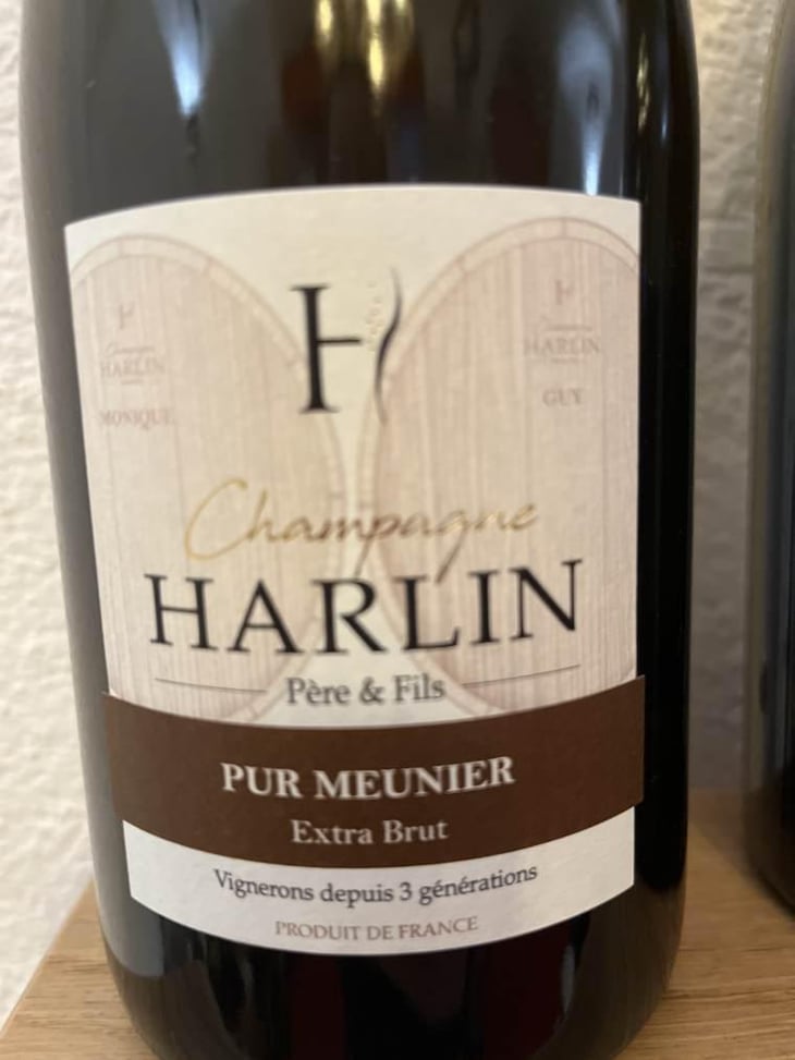 Pur Meunier - Champagne Harlin Père & Fils - Dominique , Guillaume & Maxime Harlin -2016