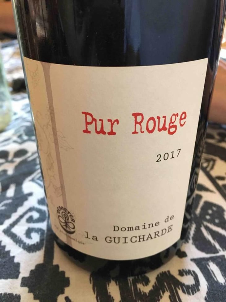 Pur Rouge - Domaine De La Guicharde - Arnaud & Isabelle Guichard 
