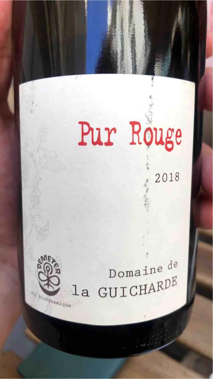 Pur Rouge - Domaine De La Guicharde - Arnaud & Isabelle Guichard 