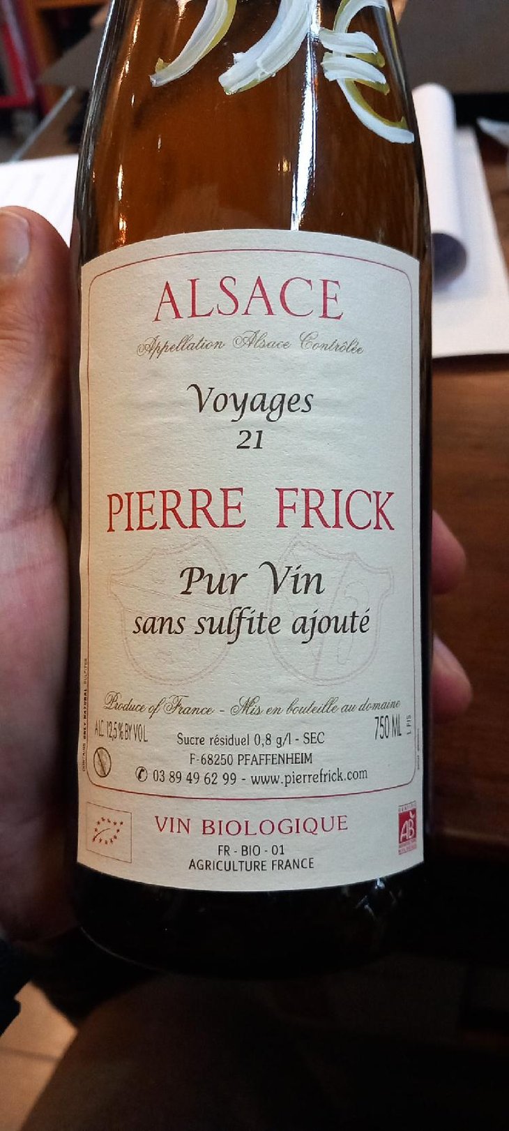 Voyages - Domaine Pierre Frick - Jean-Pierre, Chantal et Thomas Frick 