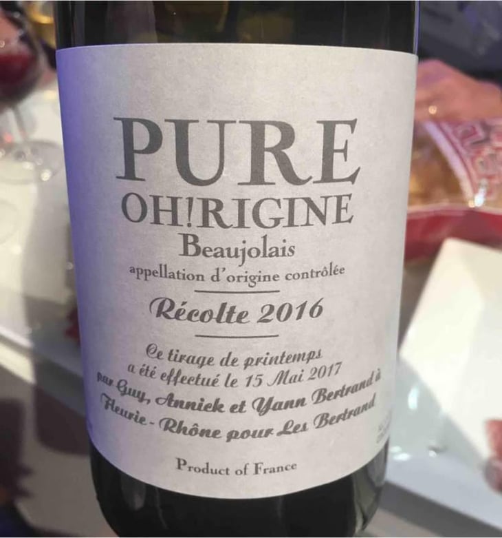 Pure Oh!Rigine - Les Bertrand - Guy, Annick & Yann Bertrand 