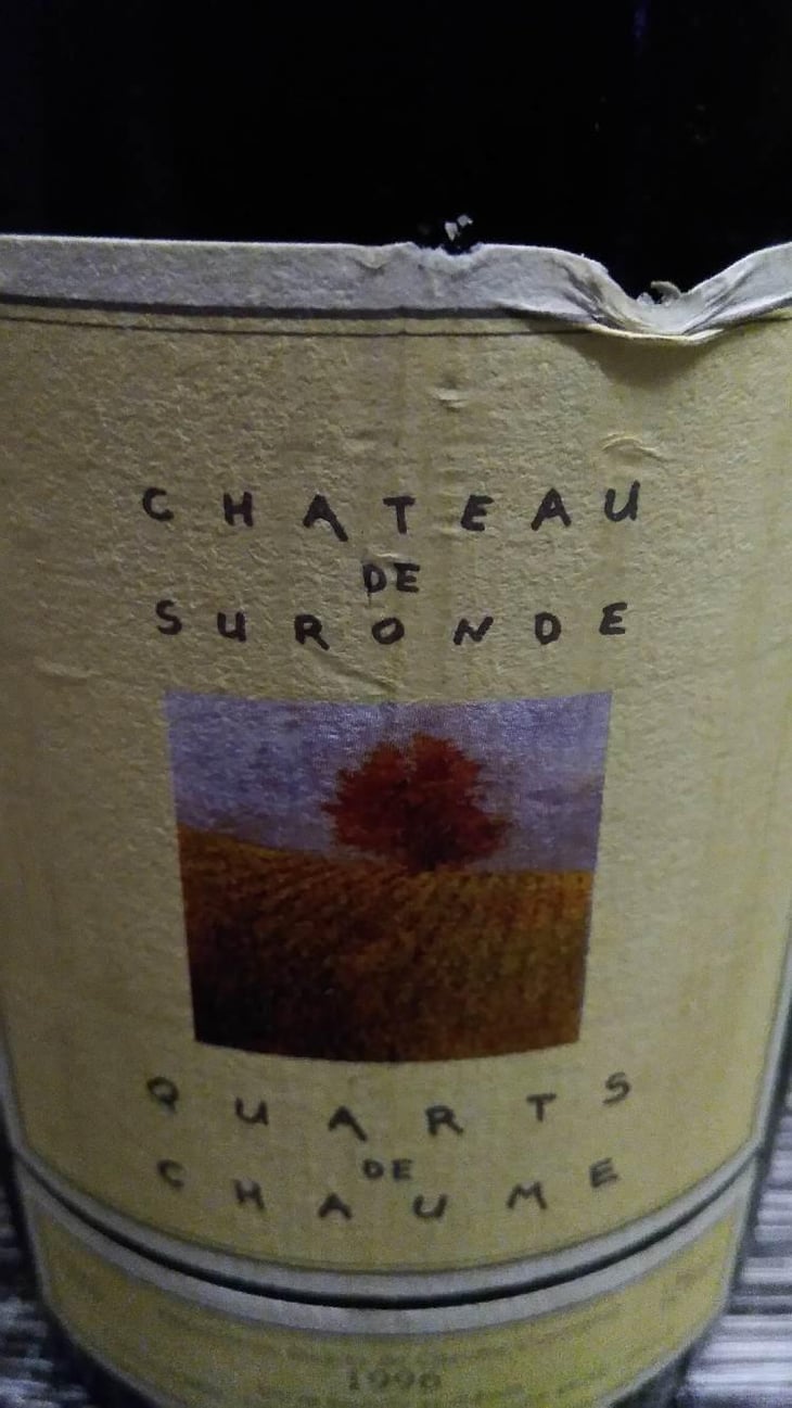 Quarts de Chaume - Chateau de Suronde - Poirel 