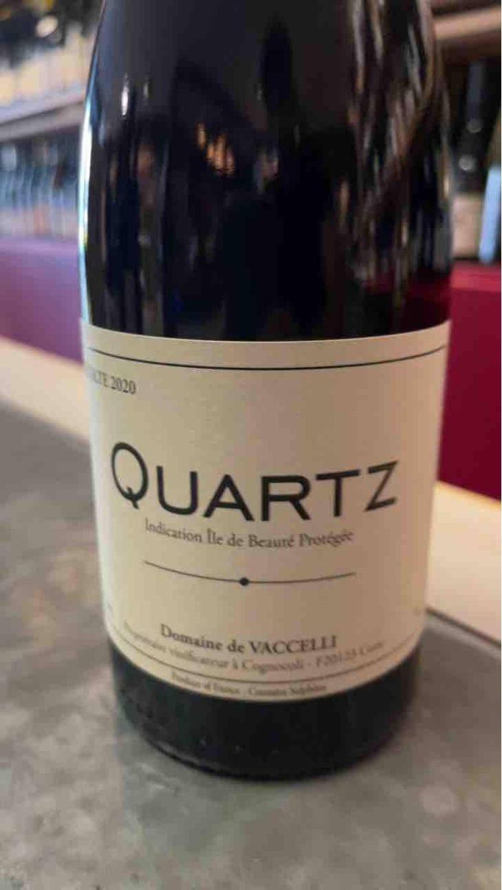 Quartz - Domaine Vaccelli - Nathalie & Gérard Courrèges -2019