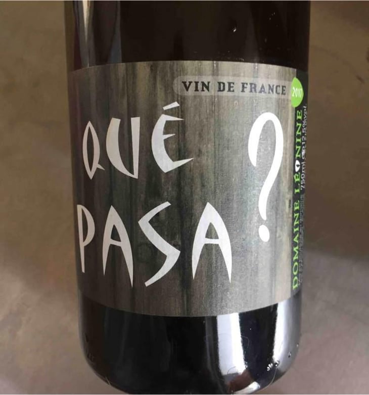Qué Pasa blanc - Domaine Léonine - Jordan Le Guyader 