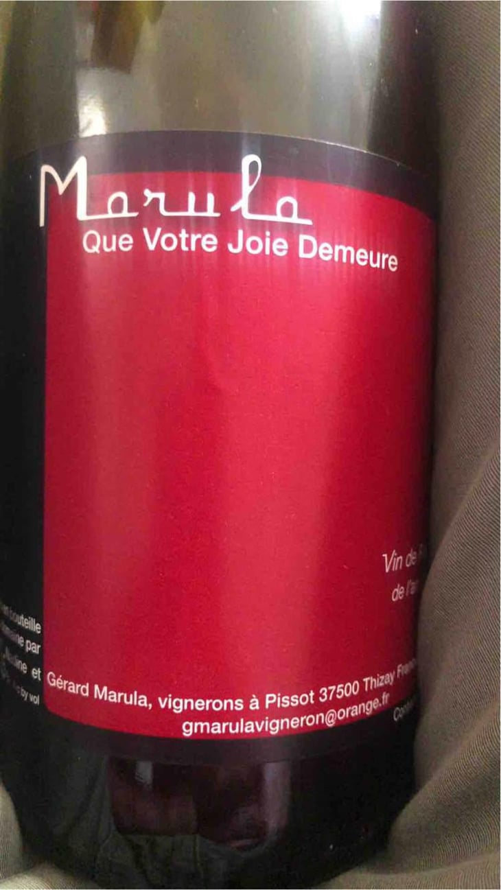Que Votre Joie Demeure - Marula - Nadine et Gérard Marula 