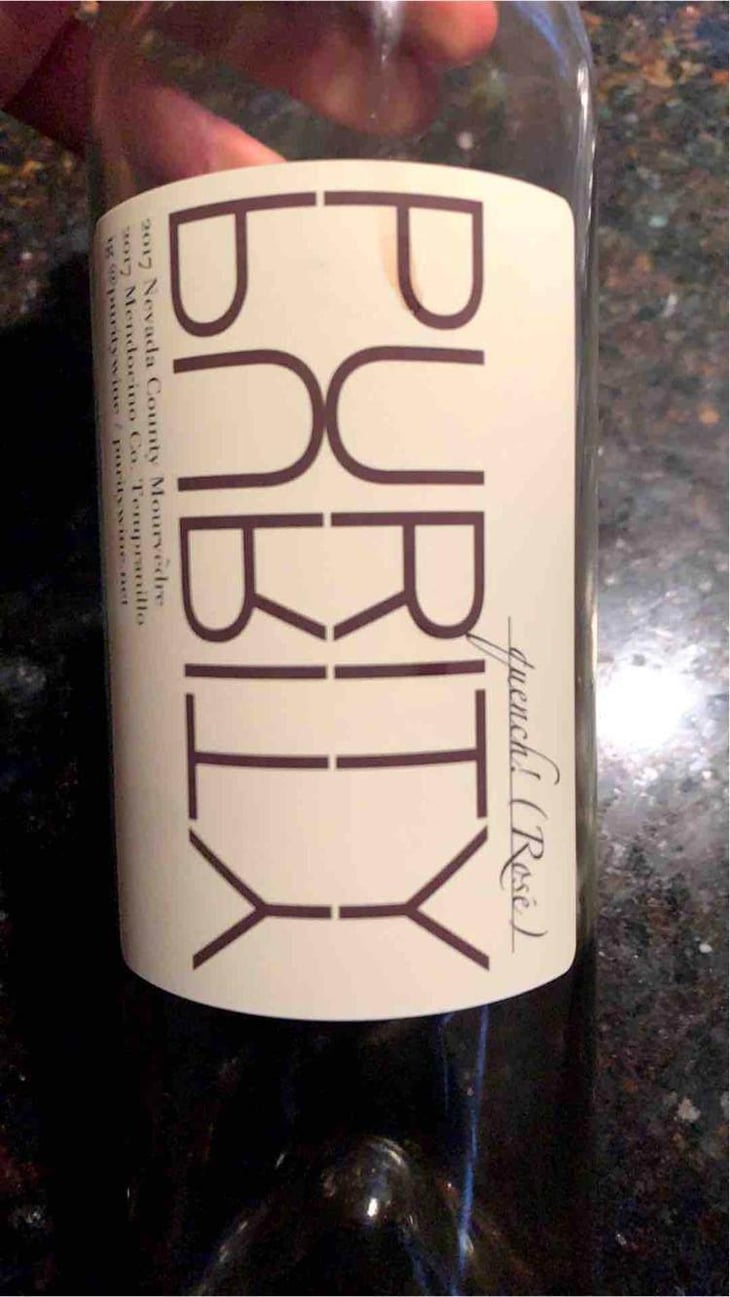Quench Syrah - Purity Wine - Noel Diaz 