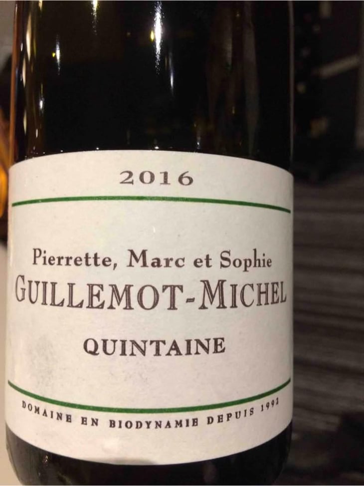 Quintaine - Domaine Guillemot-Michel - Sophie & Gautier Roussille 