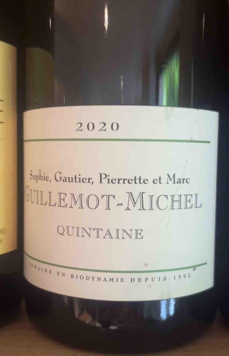 Quintaine - Domaine Guillemot-Michel - Sophie & Gautier Roussille 