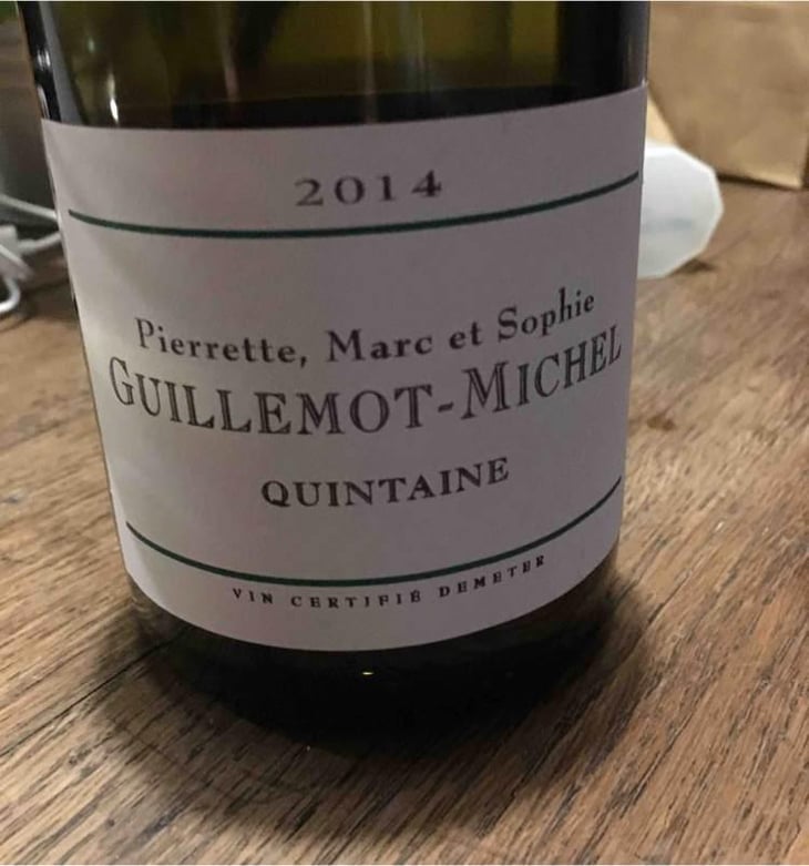 Quintaine - Domaine Guillemot-Michel - Sophie & Gautier Roussille 