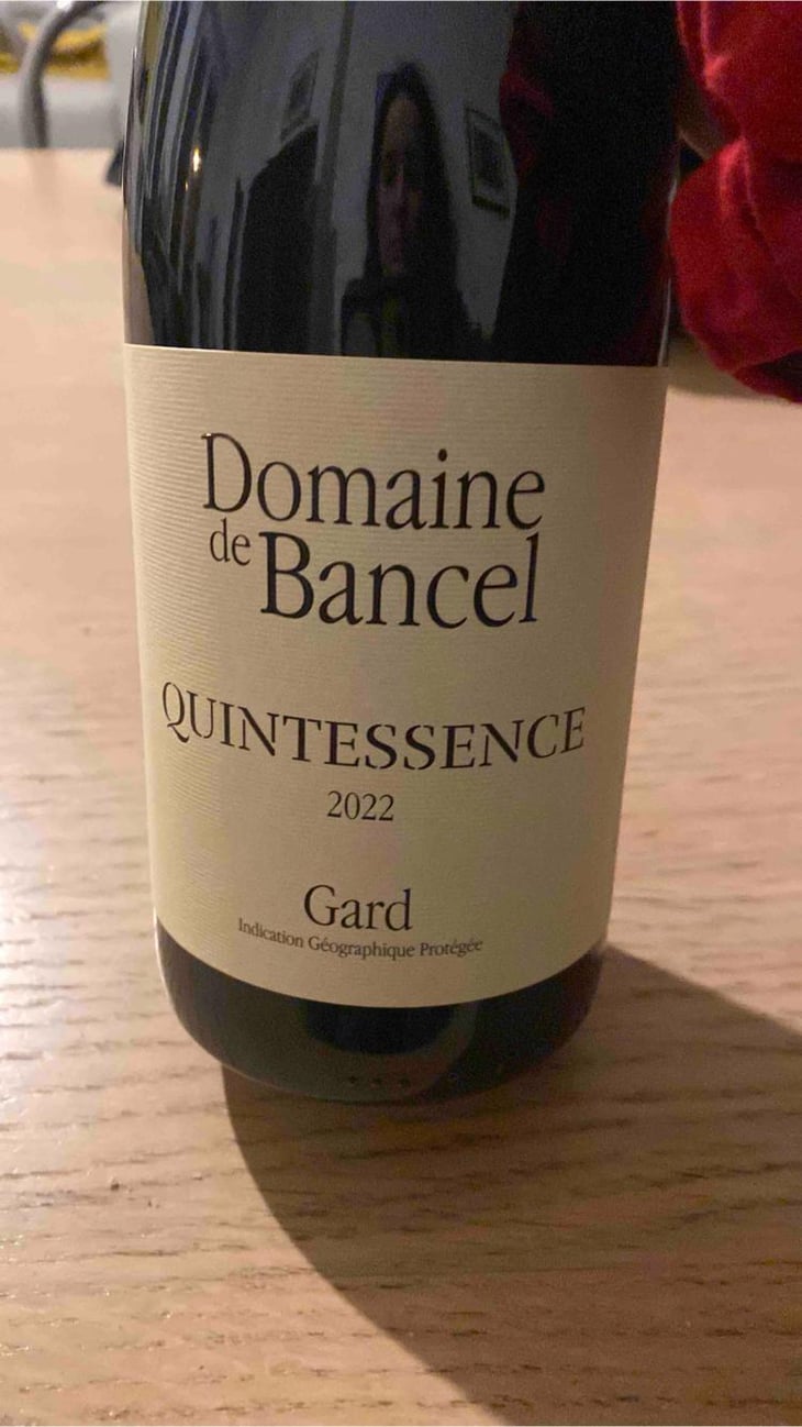 Quintessence - Domaine de Bancel - Mathéo JESUS -2022