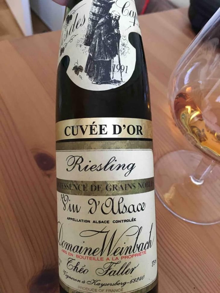 Quintessence Cuvée D’or Sélection De Grains Nobles - Domaine Weinbach - Catherine & Théo Faller 