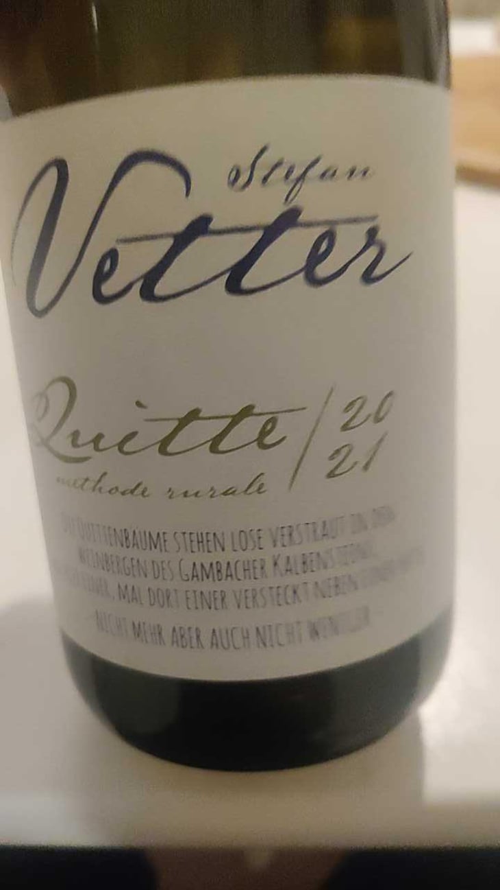 Quitte - Stefan Vetter - Stefan Vetter -2020