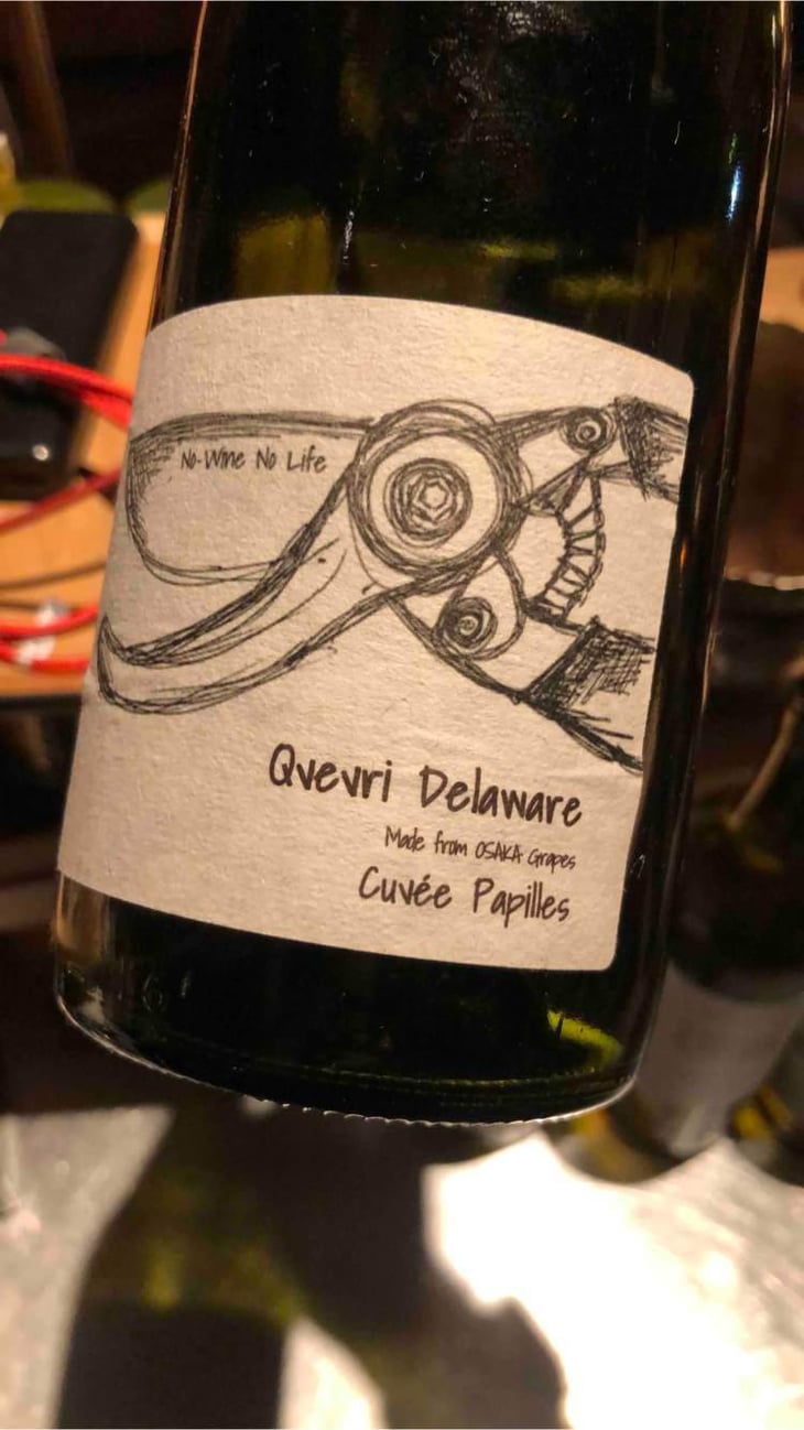 Qvevri Delaware - "Cuvée Papilles" - Fujimaru Brewery (Shimanouchi / Kiyosumi Shirakawa) - Satoshi Fujimaru 
