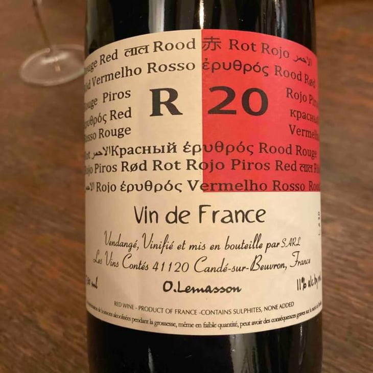 R20 - Les Vins Contés (CLOSED) - Olivier Lemasson (CLOSED) -2020