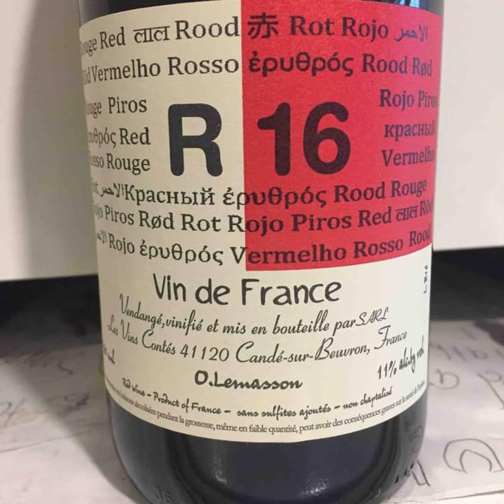 R16 - Les Vins Contés (CLOSED) - Olivier Lemasson (CLOSED) 