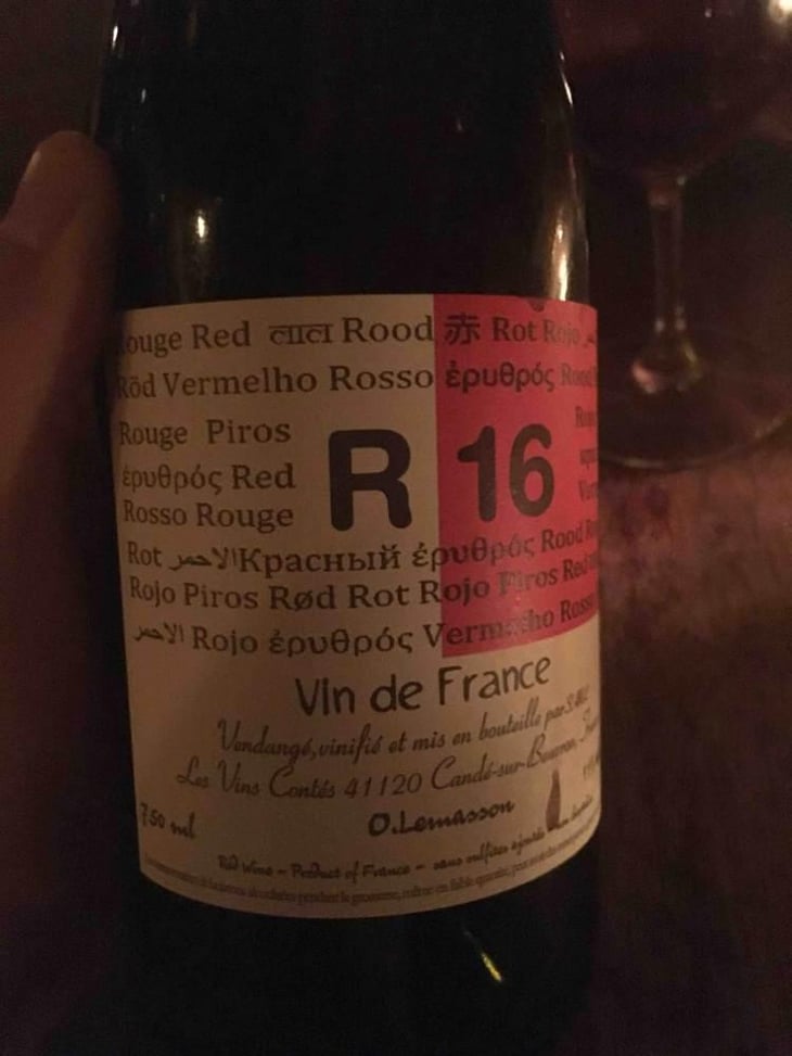 R16 - Les Vins Contés (CLOSED) - Olivier Lemasson (CLOSED) 