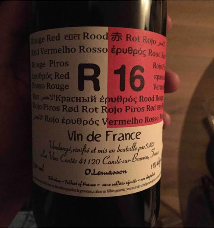 R16 - Les Vins Contés (CLOSED) - Olivier Lemasson (CLOSED) 