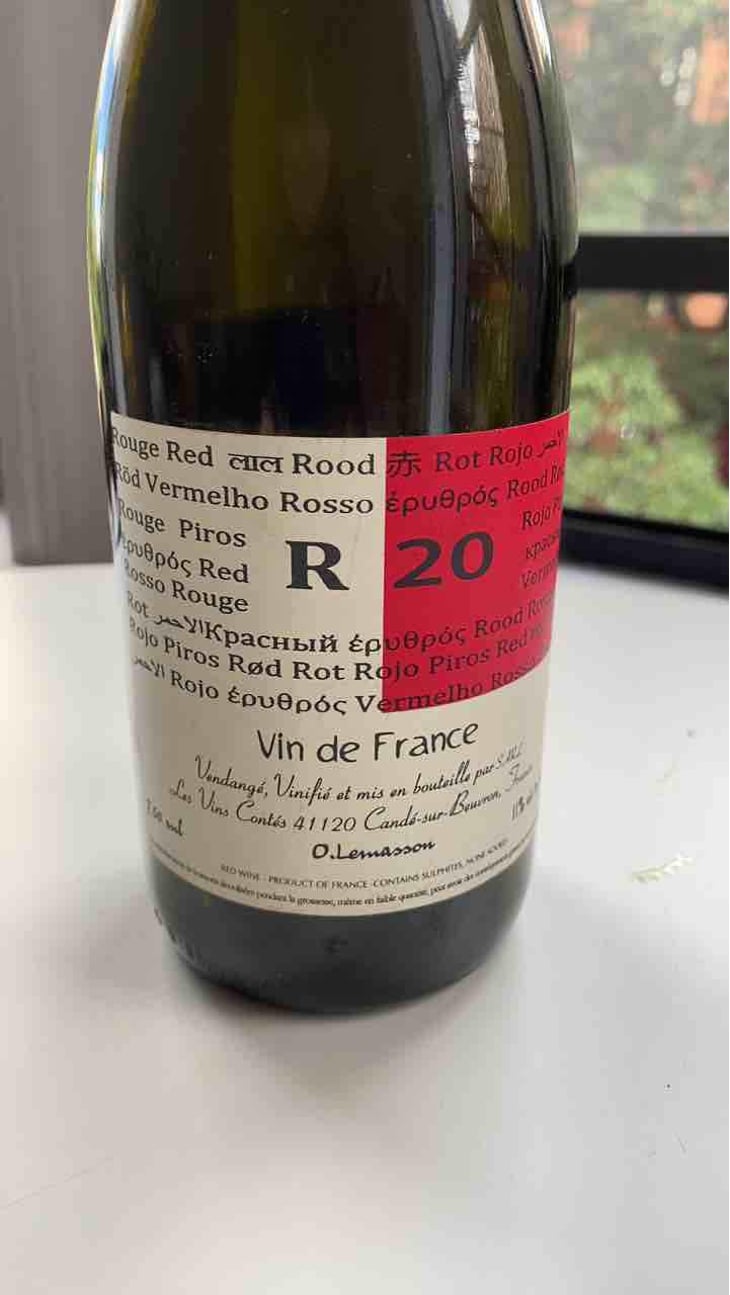 R20 - Les Vins Contés (CLOSED) - Olivier Lemasson (CLOSED) -2020