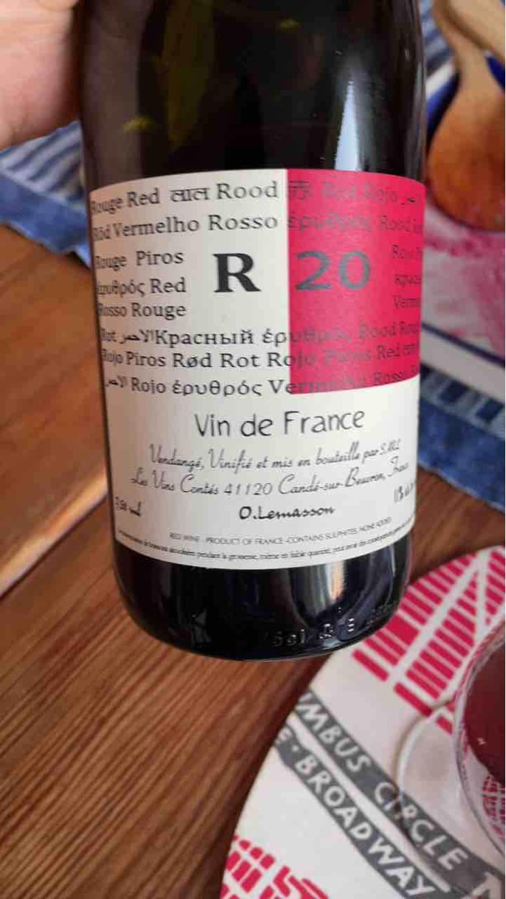 R20 - Les Vins Contés (CLOSED) - Olivier Lemasson (CLOSED) -2020