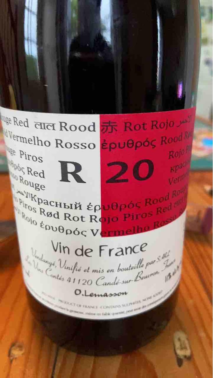 R20 - Les Vins Contés (CLOSED) - Olivier Lemasson (CLOSED) -2020