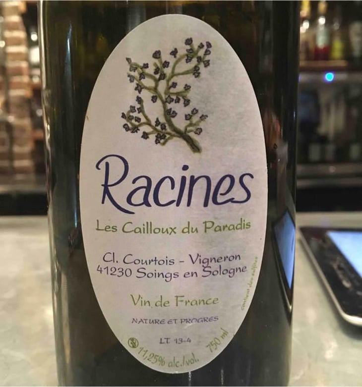 Racines Blanc - Les Cailloux du Paradis - Claude & Etienne Courtois 